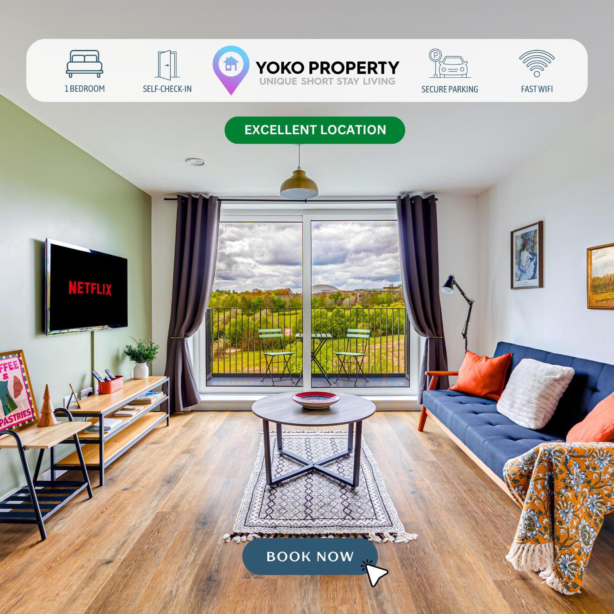 Penthouse Apartment - City Centre - Secure Parking, Balcony, Self-Check-In, Fast Wifi And Smart Tv With Netflix By Yoko Property Milton Keynes Exterior foto